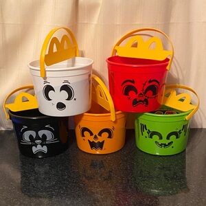 McDonald's 2025 Complete Halloween Bucket Set